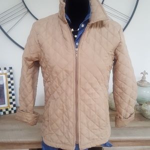 Camel Quilted Jacket